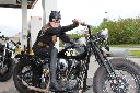 en motorcykel (harly davison)